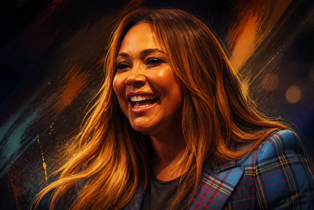 Tamia zingt gepassioneerd tijdens een intieme liveoptreden, omringd door zachte verlichting die de sfeer van haar soulvolle ballad 'Forever And A Day' versterkt.